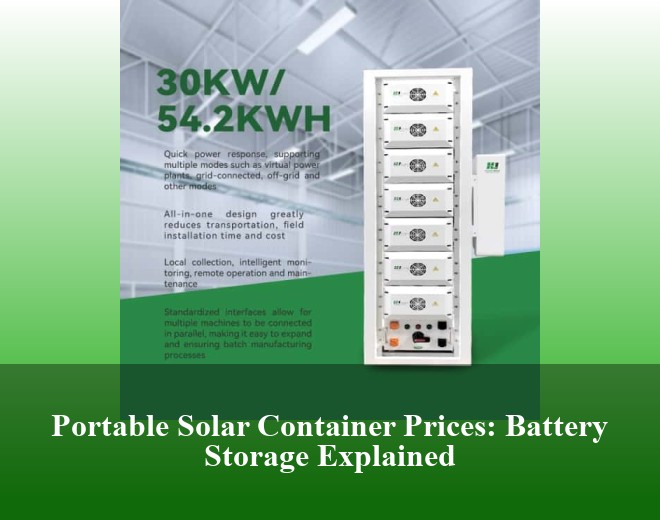 Portable Solar Container Prices: Battery Storage Explained
